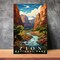 Zion National Park Poster, Travel Art, Office Poster, Home Decor | S7 product 3